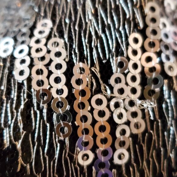 Miss Me, Chevron Sequin Dress, women’s size small. - Picture 5 of 6